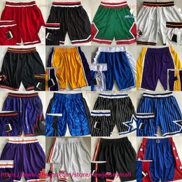 Auténticos pantalones cortos de baloncesto retro de doble bordado con doble bordado con bolsillos vintage au stitch bolsillo corto y transpirable entrenamiento de gimnasia pantalones de chándal pantalones pantalones