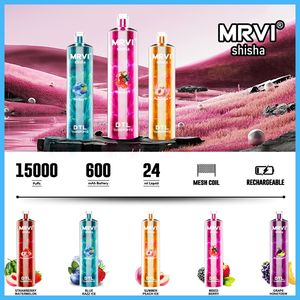 Auténtico dtl vapes mrvi 15000 hojaldres vape desechable almacén local e zigarette sigaretta elettronica Hookah shisha buff 15k pluma