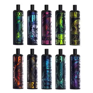 Authentique cigarette électronique jetable d'énergie 5000 bouffées Vape Pen 12 ml Pods pré-remplis Cartouche de bobine de maille 850 mAh Batterie rechargeable Infinity Ultra Bang XXL Box Max