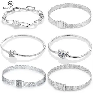 Authentieke fit pandora armband bedels kraal Hanger Diy Me Armband Fit Brand Me Charm Beads Fashion Infinity Knot Vrouwen Femme