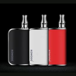 Authentic Komodo C5 Box mod kit magnétique Batterie de préchauffage avec tension variable pour 510 Vape Cartoudge Couch Couleur