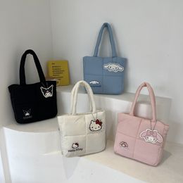 Auténtico bolso nuevo de tela Kunomi Melody down, bolsa de maquillaje, bolsa de artículos de tocador, bolsa de refrigerios, bolsa de mamá