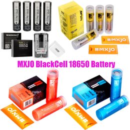 Authentique batterie MXJO 18650 Blackcell IMR18650 Type 1 2 jaune bleu rouge 3000mAh 3100mAh 3500mAh 3.7V Batteries au Lithium Mod authentiques