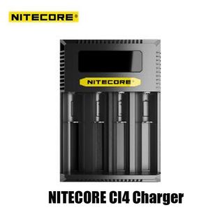 Authentieke Nitecore CI4 QC Charger Digicharger LCD Display Fast Intelligent Four 4 Slots PD USB-C lading voor IMR 18650 18350 21700 Universal Li-ion-batterij versus UI4 D4 SC4