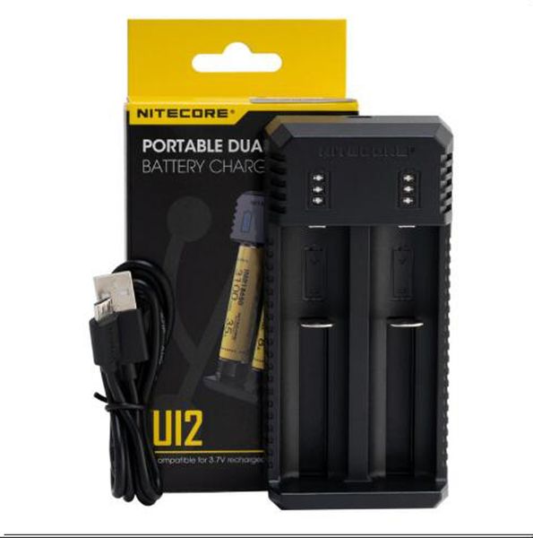 Authentique chargeur Nitecore UI2 Digicharger Fast Intelligent Dual 2 Bay Slots Charge USB pour IMR 18650 18350 26650 16340 20700 Batterie Li-ion VS Xtar VC2 VC2SL