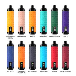 Authentique Boîte elfe originale 16000 Puff 16K Vape Vape Pen Vapes 16000 Puffes Mesh Coil Kit de barre rechargeable 0% 2% 3% 5% 12 Couleurs VS VS Al Fakher Big Cloud