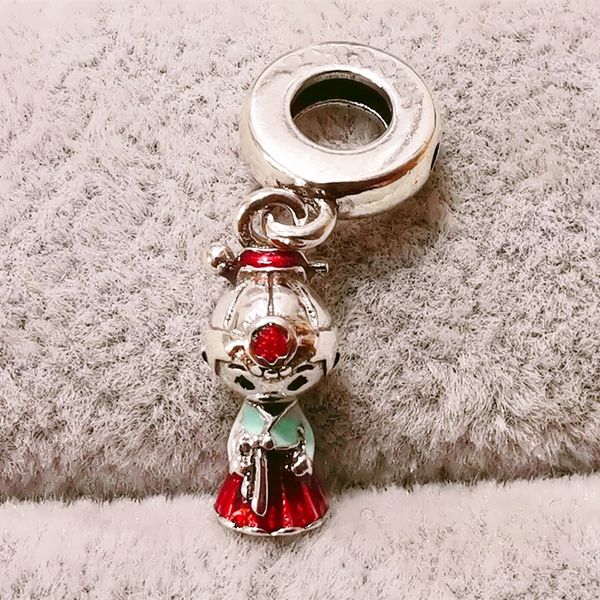 Auténticos Pandora 925 Charms de plata esterlina Muñeca coreana Hanbok Dangle charm fit Europa estilo perlas sueltas para hacer pulseras joyas 799499C01