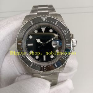 Image authentique Regarder automatique pour hommes cadran noir 43 mm Luminal 50e anniversaire 126600 Céramique Bracelet en acier inoxydable BP Watches Sport