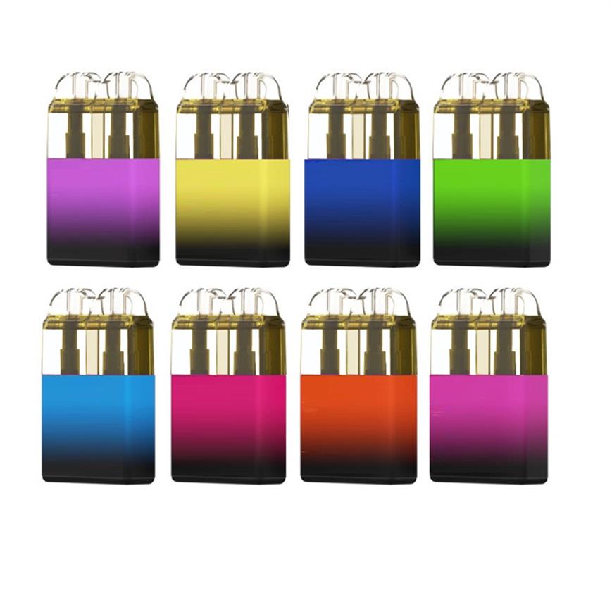 Authentic RandM Twins Mesh Coil Disposable E Cigarettes Pod Device 550mAh Rechargeable 6000 Puffs Switch Vape Pen Stick 14ml Prefilled Vapor a01