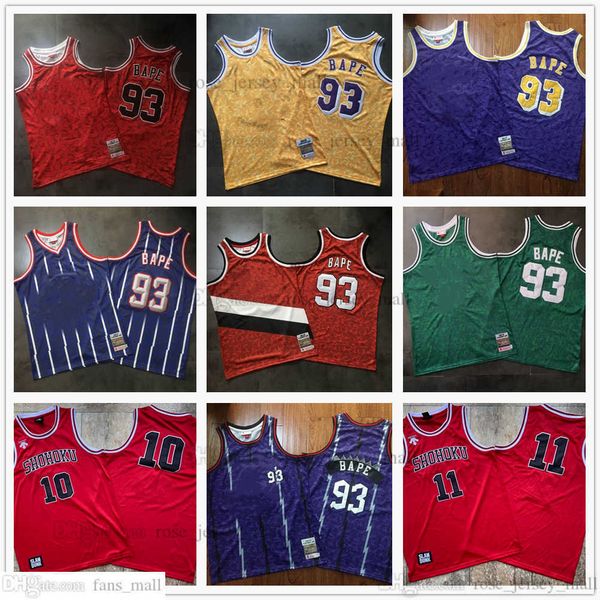 Auténtico reales costuras reales jerseys retro retroceso Vintage 93 BA PE Jersey