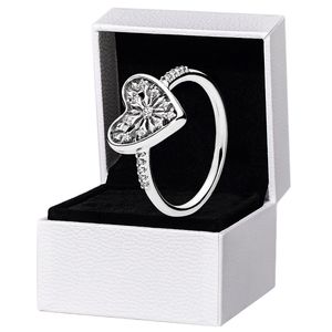 Authentique Sterling Silver Love Heart RING pour Pandora CZ Diamant Bijoux De Mariage Pour Femmes Girlfriend Gift designer Anneaux avec Original Box Set Usine en gros