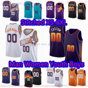Custom S-6XL New Basketball 35 Kevin Durant Jersey Stitched 1 Devin Booker Jersey Bol Bol Bradley Beal Goodwin Damion Saben Lee Ish Wainright Keon Johnson Jusuf Nurkic