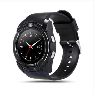 Authentieke V8 Smart Watches -band met 0,3 m camera Sim IPS HD Full Circle Display Smartwatch voor Android System met Retail Box