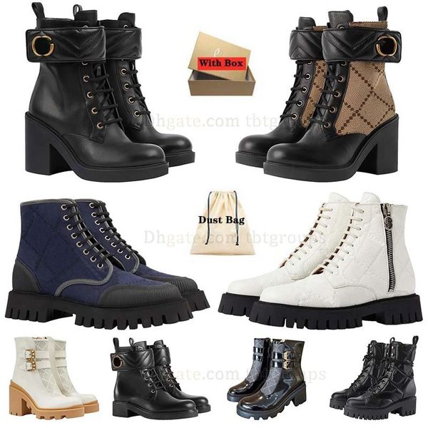 Botas Martin auténticas para mujer, botas de invierno de cuero con tacón alto, botas de combate, botas de tobillo con cremallera, botas de vaquero occidental con cordones, botas de nieve textiles con estampado vintage