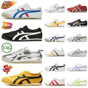 Authentic Womens Mens Tiger Mexico 66 Chaussures de course Designer Luxury Onitsukass Tigers Brand Trainers Trainers OG Plateforme d'origine Slip-On Sports Outdoor Sports Sneakers