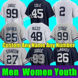 Authentic Yankees Baseball Jerseys 2023 - Tailles S-4xl Aaron juge Gerrit Cole Gleyber Torres plus