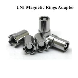 Auténtico adaptador de anillo conector Yocan UNI para cartuchos de rosca 510, Color plateado, apto para 0,5 ml