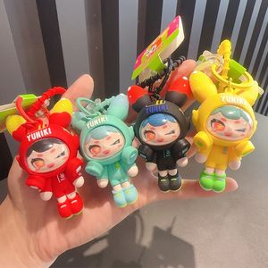 Authentieke Yuniki Rabbit Doll Keychain, School Bag, Pendant, Stationery Shop Doll Machine Activity Small Gift Keychain