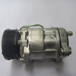 Auto AC -compressor voor VW Lupo Polo 1.4 STAAT AROSA 6V12 6pk 106mm 6N0820803B N0820803C 850240N 1201764 TSP0155243
