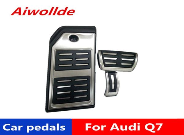 Accessoires automobiles pédales de voitures en aluminium pour Audi Q7 SQ7 Q8 2016 2019 Accélérateur Pedal Freed Pédal PEDAL4000158