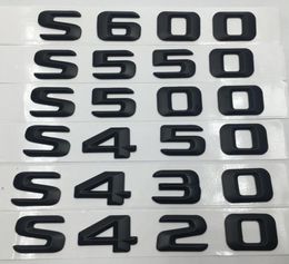 Accessoires automobiles S420 S430 S450 S500 S550 S600 Autocollant de logo de logo arrière S550 S600
