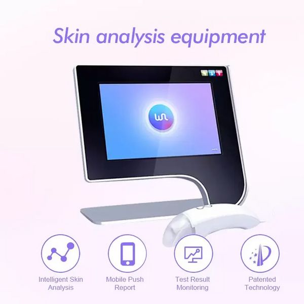 Analyse automatique Smart Skin Analyzer Système de diagnostic Magic Mirror Machine Détection de la peau Spécialité Facial Gold Scanner Equipment For Salon Clinic