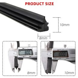 Auto Car All Seasons Balayers Wiper Blades Refills Natural Rubber Stands for 3 Stagetype of Wiper Blade 14 "- 28" 16 "18" 26 "