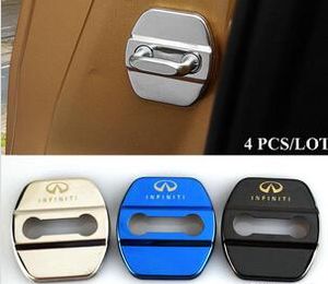 Auto voiture serrure de porte protecteur emblèmes autocollants pour INFINITI q50 fx35 qx70 g35 serrure de porte de voiture couvre accessoires de style de voiture 4 PCS/LOT