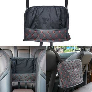 Auto Asiento de coche Estiba Ordenar Almacenamiento PU Organizador Bolso Titular Central Organizador Bolsa Bolsa