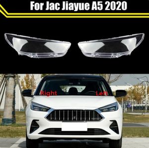 Tapas de faros delanteros para coche Jac Jiayue A5 2020, cubierta de lente de faro delantero, cubierta de lámpara, linterna para cabeza, carcasa de cristal