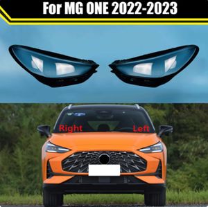 Tapas de faros delanteros para coche, cubierta de lente de faro delantero de coche, pantalla de lámpara, linterna para cabeza, carcasa de cristal, para MG ONE 2022-2023