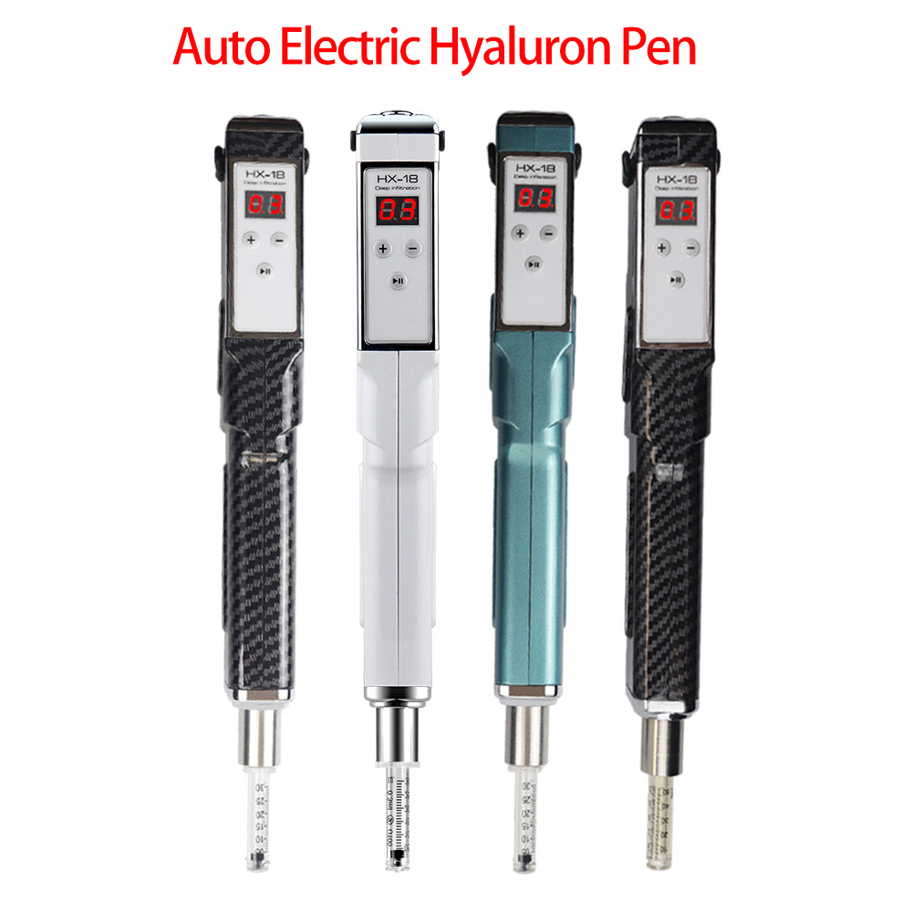 Automatische elektrische hyaluron-pen met ampulkop van 0,3 ml en 0,5 ml voor liplifting, verwijdering van rimpels Mesogun, hydraterende huidverjonging, vermindering van cellulitis