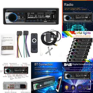 Électronique automobile 1 DIN autoradio DAB + AM/FM TF DAB-520 lecteur MP3 Radio Audio USB SD AUX IN lecteur Autoradio multimédia Compatible Bluetooth