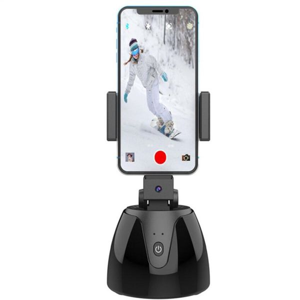 Caméra de suivi automatique du visage, stabilisateur de cardan, support de prise de vue intelligent, rotation à 360 °, bâton de selfie, trépied pour enregistrement vidéo Vlog en direct, modèle de batterie