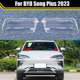 Auto Mistlamp Licht Case Voor Byd Lied Plus 2023 Auto Mistlamp Lens Cover Lampenkap Glas Lampcover Caps Mistlamp shell