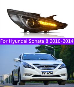 Lampe avant automatique pour Hyundai Sonata 8 2010 – 2014, clignotant LED, phares de jour, feux de route de remplacement