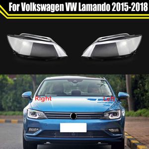 Couvercle de lampe en verre pour phare avant, coque de lentille pour VW Lamando 2015 ~ 2018, xénon LED