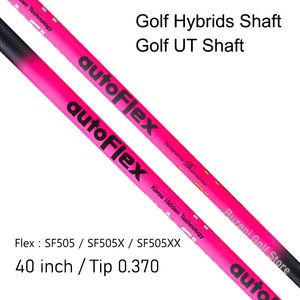 Auto Golf Hybrides Shaft UT Pink Color 40inch505505x505xx Flex Tip Taille 0370 Hybrid Club 3 240424