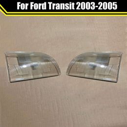 Étui de phare de voiture pour Ford Transit 2003 2004 2005, couvercle de lentille de phare de voiture, abat-jour en verre, capuchons de lampe, coque de phare