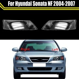 Auto-Kopflampen-Lichtgehäuse für Hyundai Sonata NF 2004–2007, Auto-Scheinwerfer-Objektivabdeckung, Lampenschirm, Glas, Lampenabdeckung, Kappen, Scheinwerfergehäuse