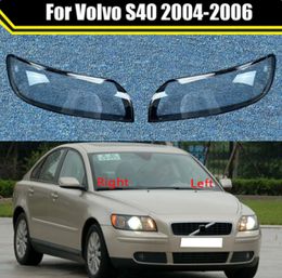 Auto Head Lamp Light Case Voor Volvo S40 2004-2006 Auto Koplamp Lens Cover Lampenkap Glas Lampcover Caps Koplamp shell