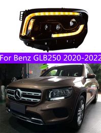 Auto Head Light Voor Benz GLB250 20 20-2022 Led Koplamp GLB200 GLB220 Grootlicht Angel Eye Dagrijverlichting koplampen