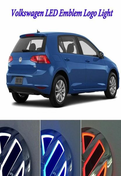 LOGO DE LOGO DE LOGO DE CAR LED 5D AUTO ILUMINADO PARA VW GOLF BORA CC MAGOTAN TIGUAN SCIROCCO 4D3336763