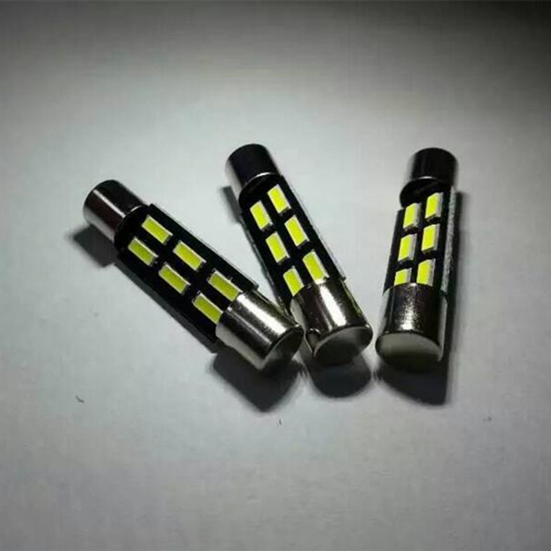 자동 LED 전구 자동차 LED 빛 28mm 31mm T6.3 4014 SMD 6 LED 꽃 돔 자동차 라이트 인테리어 램프 전구 돔 천장 패널 빛