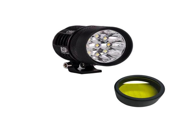 Auto Lighting Motorcycle L9x LED Fog Light 90W Len amarilla en la bombilla de automóviles con IP68 impermeable y soporte Universal Fit4141714