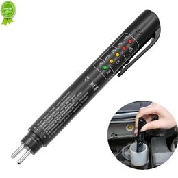 Bolígrafo probador de líquido de frenos para prueba de líquido automático, pantalla indicadora DOT3/DOT4 5 LED, prueba de aceite de frenos, control de calidad, accesorios para coche