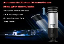 Auto mannelijke masturbators Lets Piston intrekbare masturbatiebeker oplaadbare handen masturbatory machine seksspeeltjes voor man S17418129