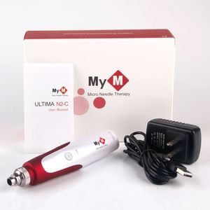 Système de microsoDeDle automatique câblé aiguille réglable de Dermapen 0.25mm-2.5mm myM Derma stylo n2-C dr stylo avec une cartouche de 102pcs 12 aiguilles