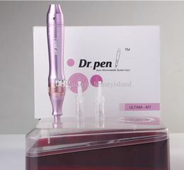 Auto Microneedling Derma Roller Pen Recargable Dr. Pen Electric Derma Stamp Pen Longitud ajustable 0,25-2,5 mm 5 velocidades para antienvejecimiento