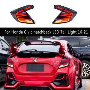 Ensemble de feu arrière de style de voiture de pièce d'auto pour Honda Civic hayon feu arrière LED 16-21 feux de stationnement arrière de frein